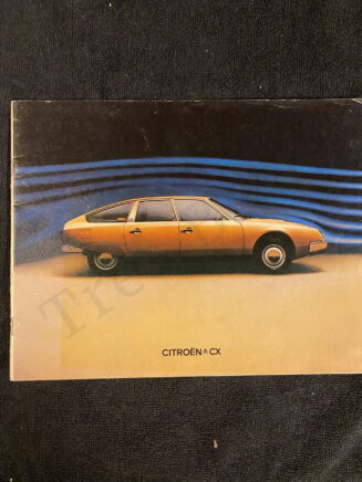 Brochure Citroën CX 2000/2200 van 1974