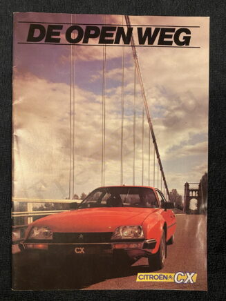 Brochure Citroën CX Alle type en uitvoeringen  1984