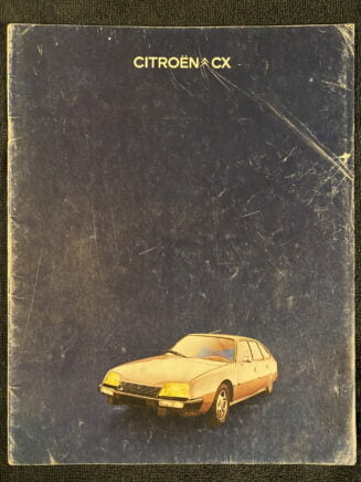 Brochure Citroën CX 2000 - 2400 Pallas/Prestige/Break 1976