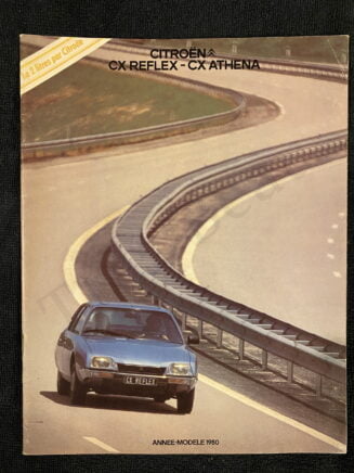 Brochure Citroën CX Reflex/Athena  1979