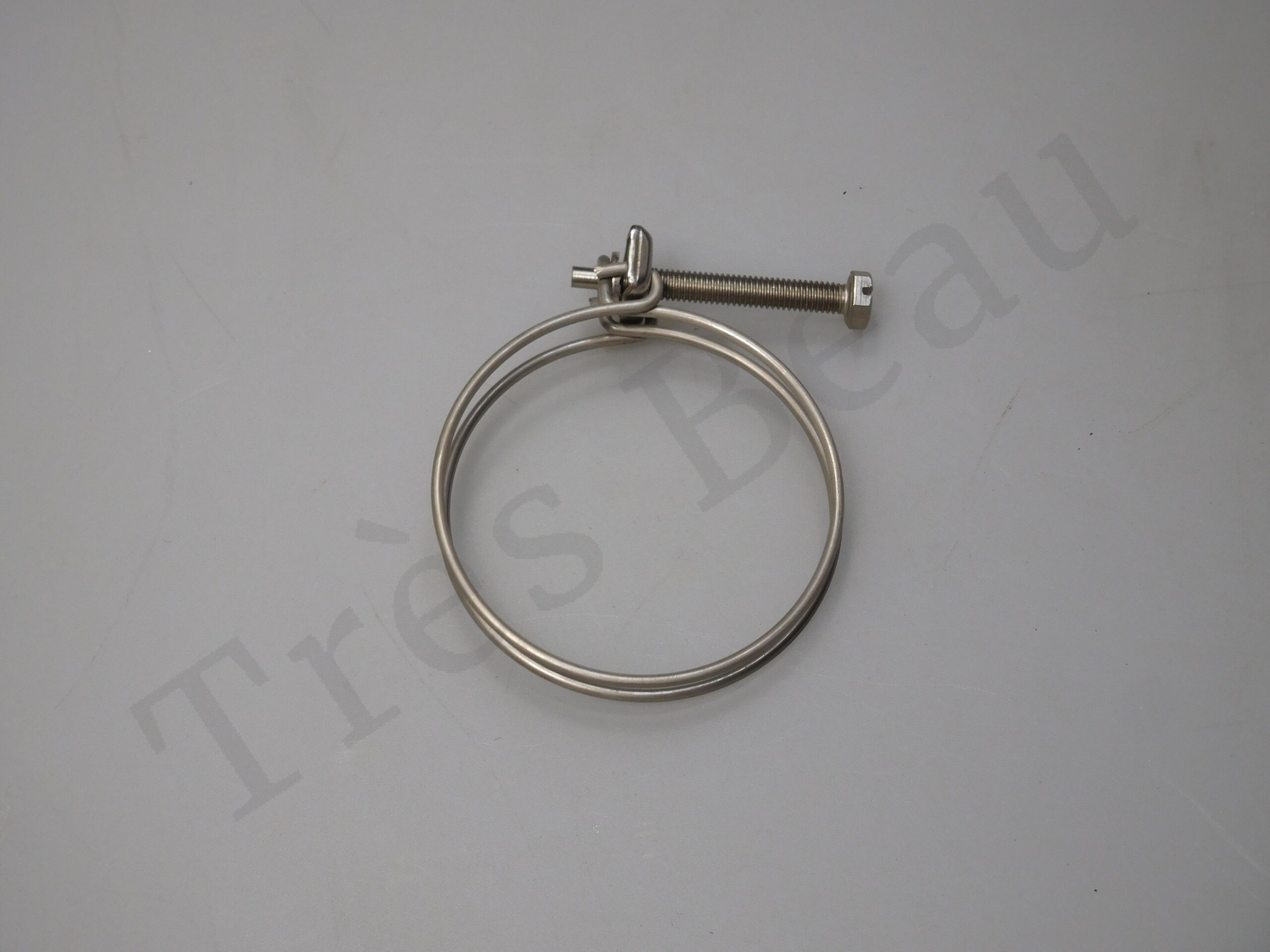 Veercilinderhoes klem CX 35/37 mm ( RVS )